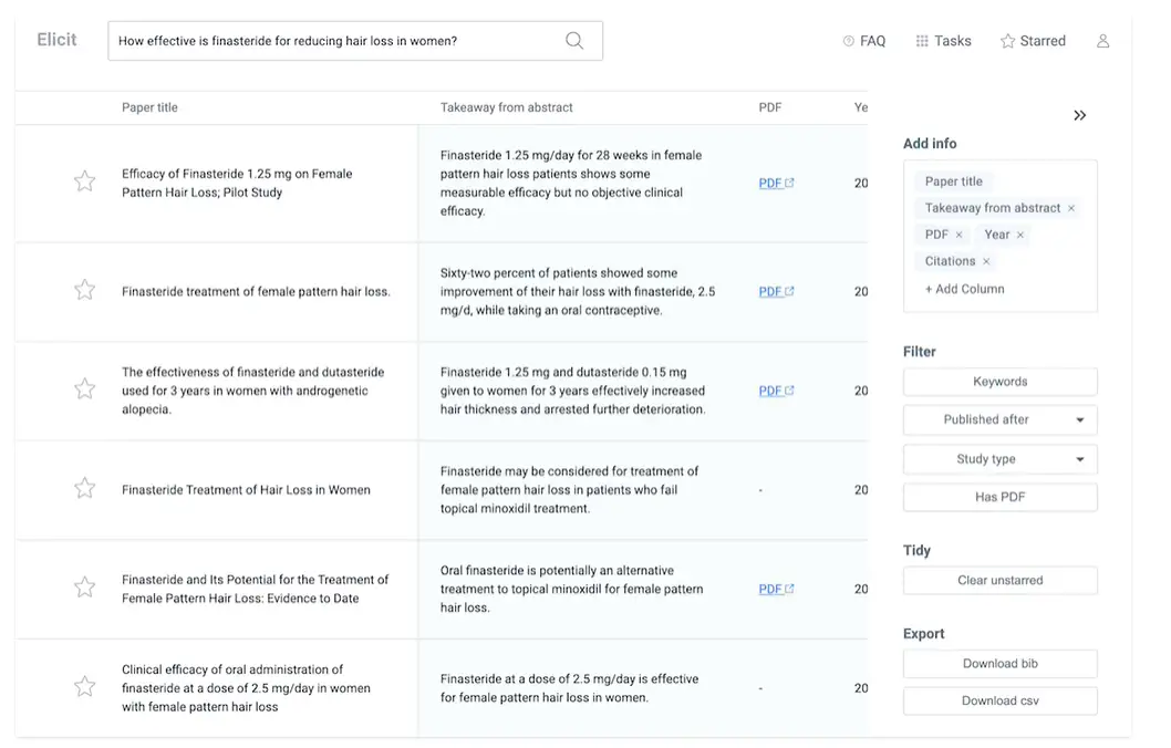 Elicit An AI Research Assistant That Can Search Papers With Only One 