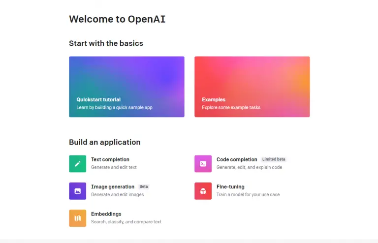 How to use the OpenAI playground with GPT-3 and GPT-4