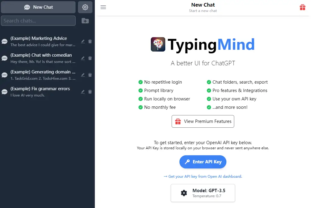 Typingmind: AI Chatbot That Supports Voice Input