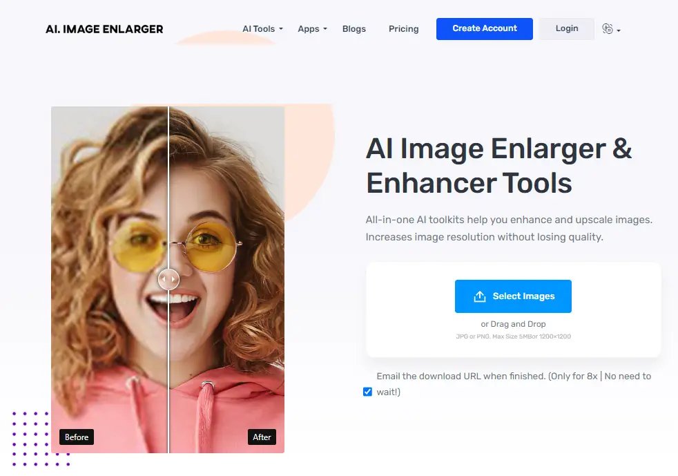 AI Image Enlarger AI Image Enhancing&Enlargering Within 10 Seconds