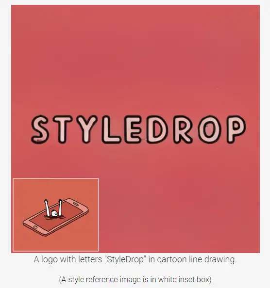 A logo generated by StyleDrop