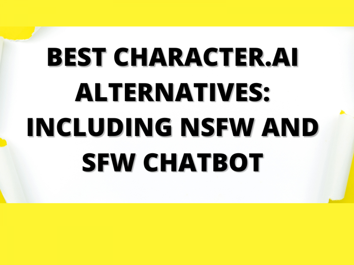 15 Best Character AI Alternatives 2023