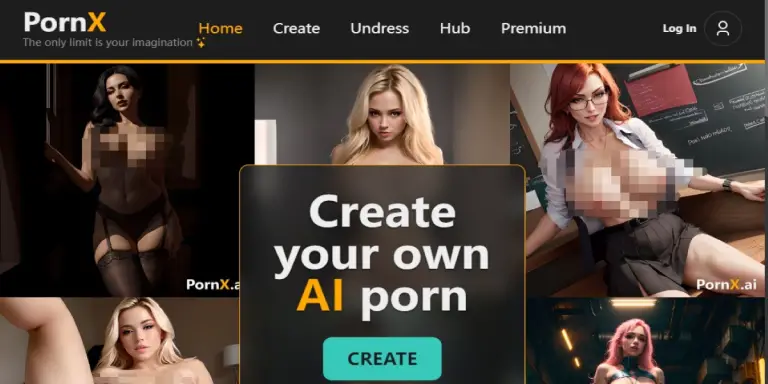 PornX AI homepage