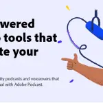 Adobe Podcast AI homepage