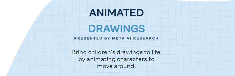 Animated Drawings homepage