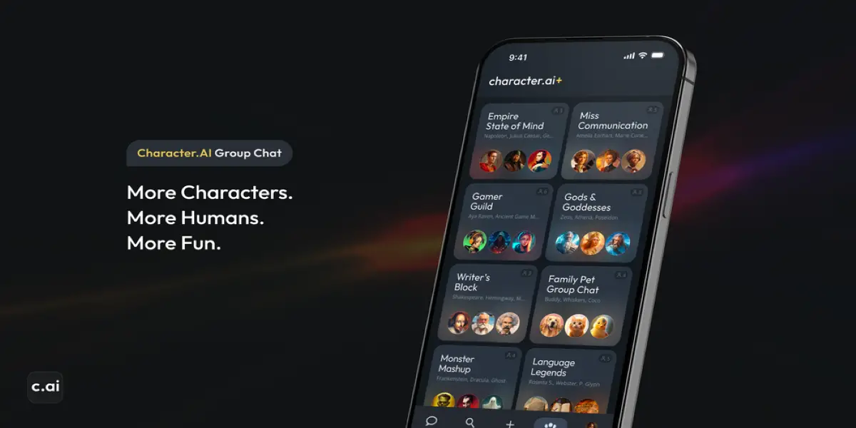Character Group Chat homepage