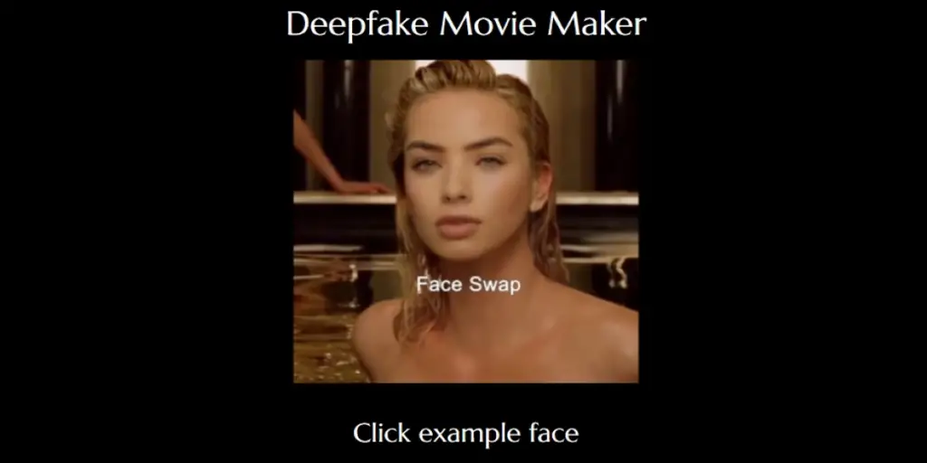 Deepfake Porn Maker homepage