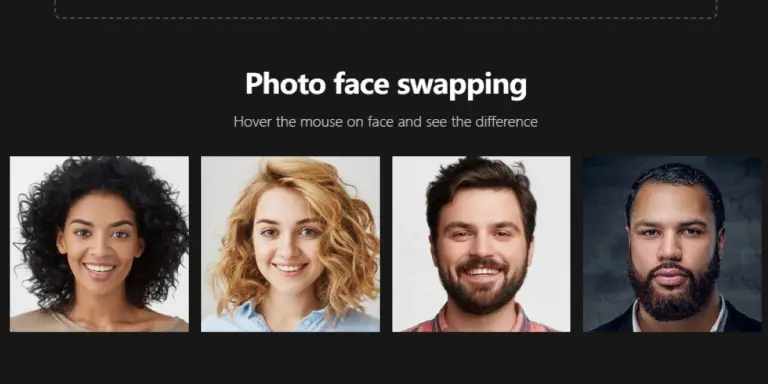 Face Swapper homepage