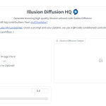 Illusion Diffusion AI homepage