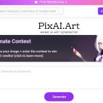 PixAI homepage