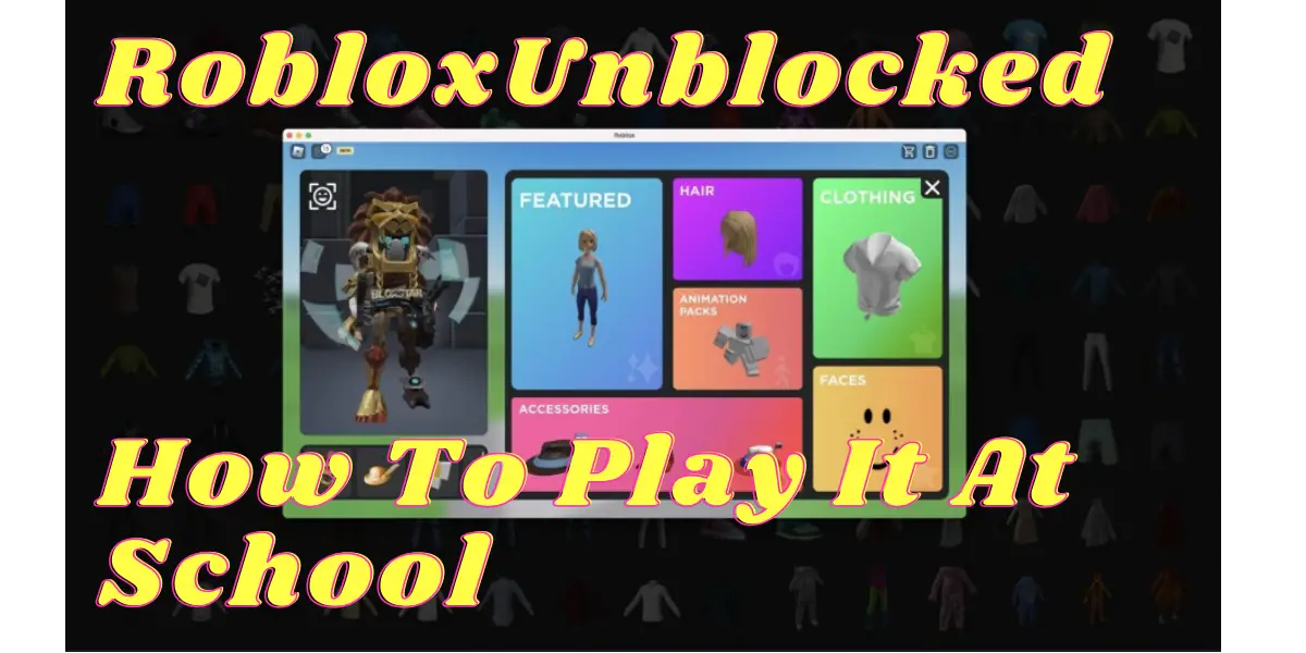 Roblox Online Unblocked At School