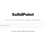 SolidPoint AI homepage