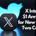 X Introduces $1 Annual Fee for New Users in Two Countries image