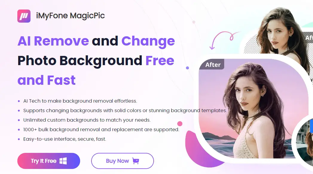 iMyFone MagicPic homepage