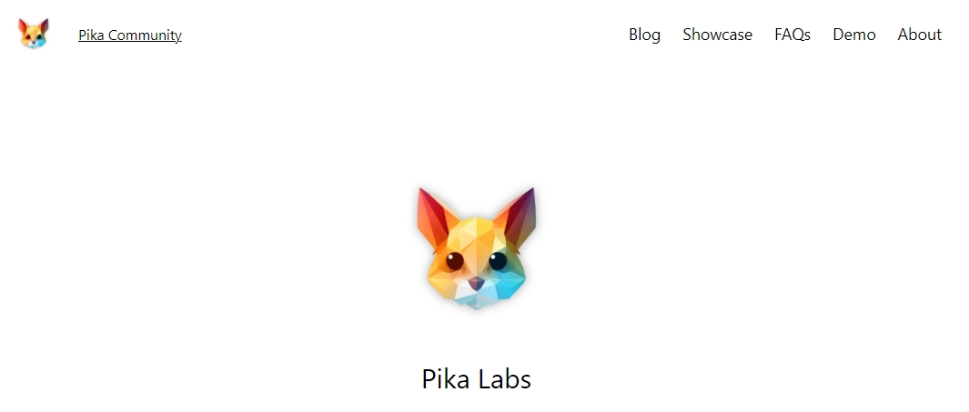 pikalabs homepage
