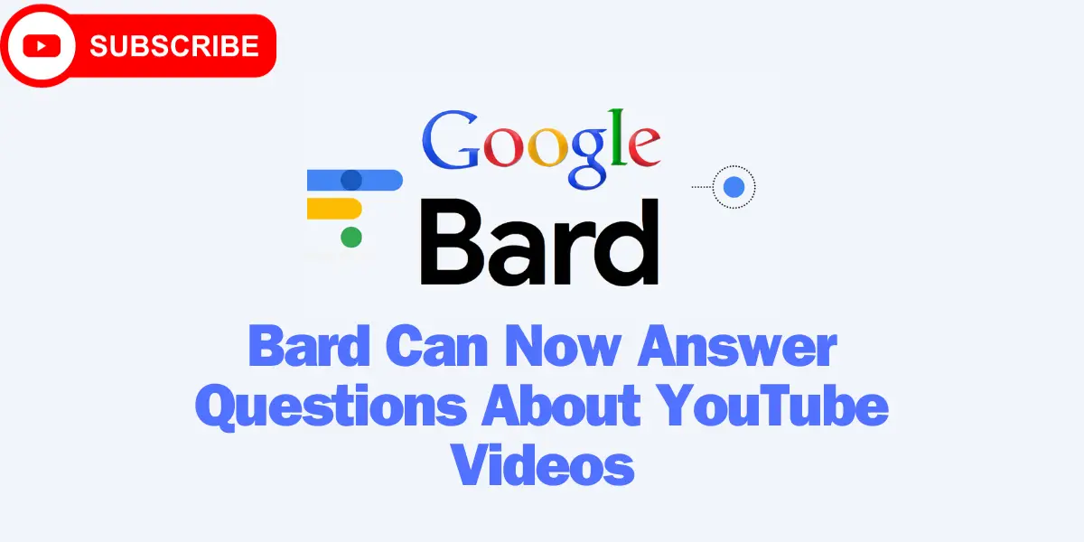 Bard Can Now Answer Questions About YouTube Videos image