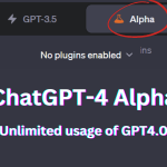 ChatGPT-4 Alpha image