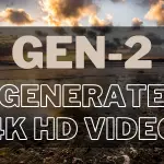 Runway’s Gen-2 Generate 4K HD Video image