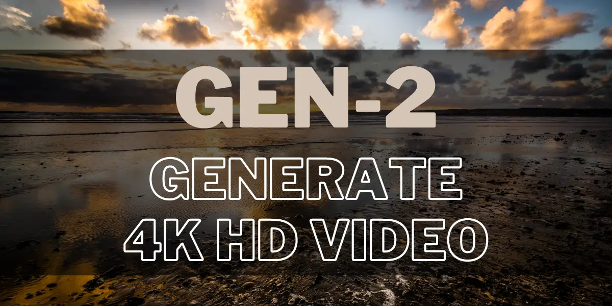 Runway’s Gen-2 Generate 4K HD Video image