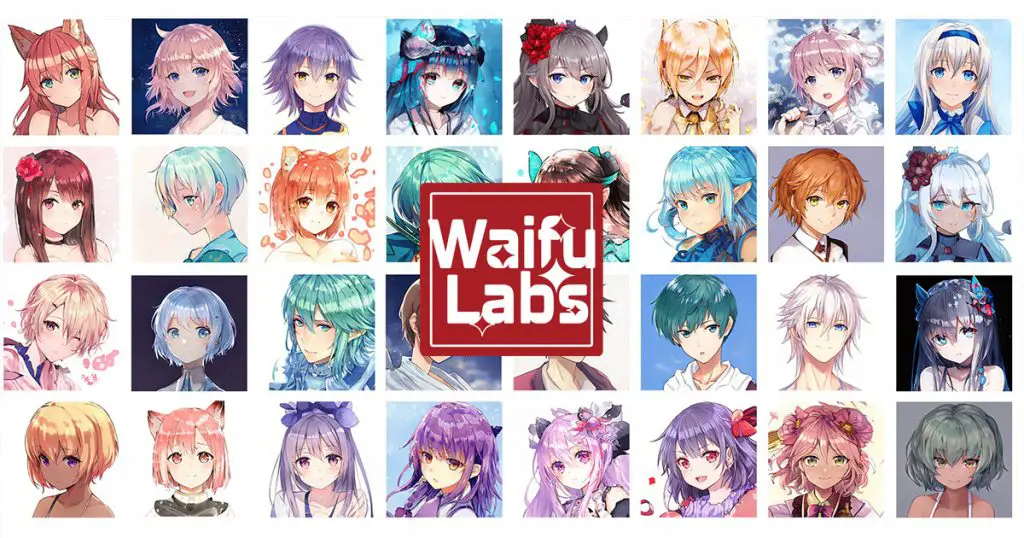 Waifu Labs homepage