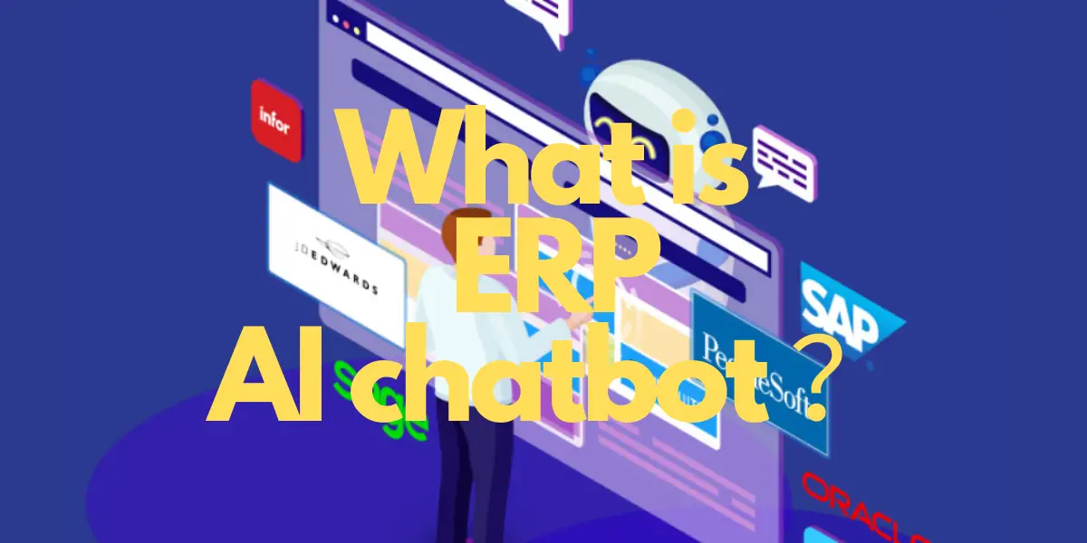 What is ERP AI chatbot IMAGE