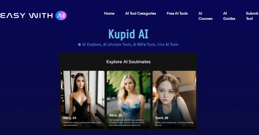 kupid-ai-homepage