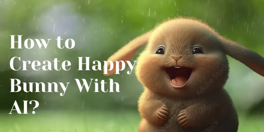 How to Create Happy Bunny With AI image