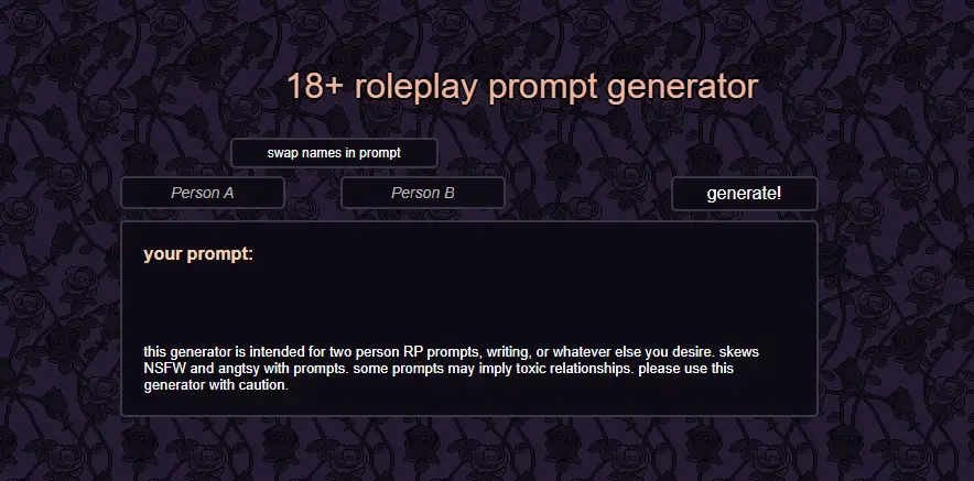 18+ roleplay prompt generator image