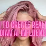 How To Create Realistic Indian AI Influencer image