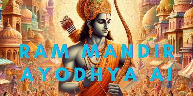 Ram Mandir Ayodhya AI image