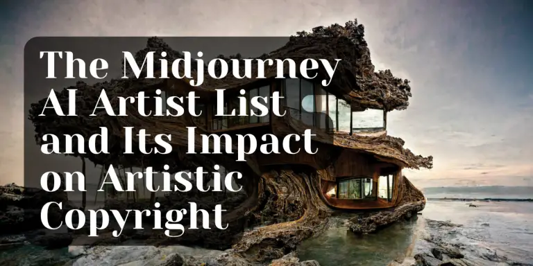 The Midjourney AI Artist List and Its Impact on Artistic Copyright image