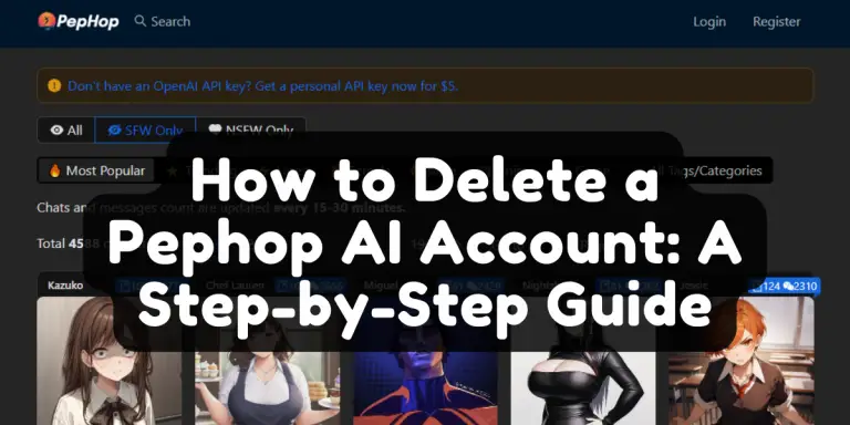 how-to-delete-a-pephop-ai-account