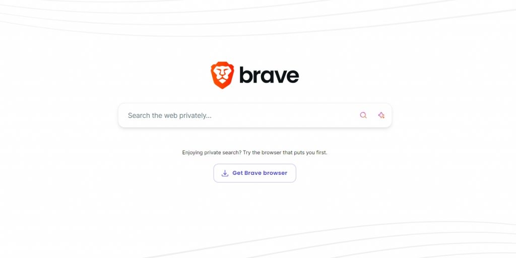 brave-search-homepage