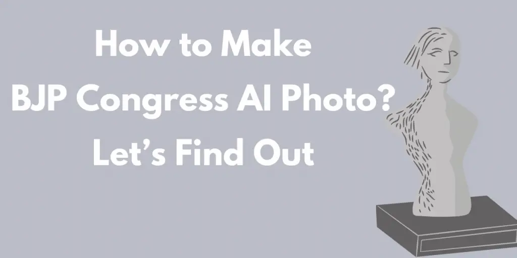 how to make bjp congress ai photo cover