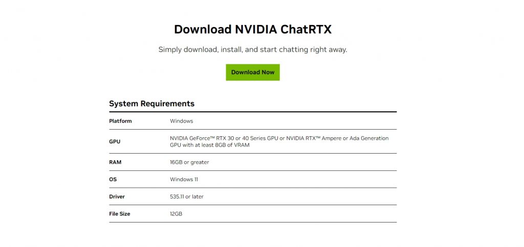 NVIDIA ChatRTX image