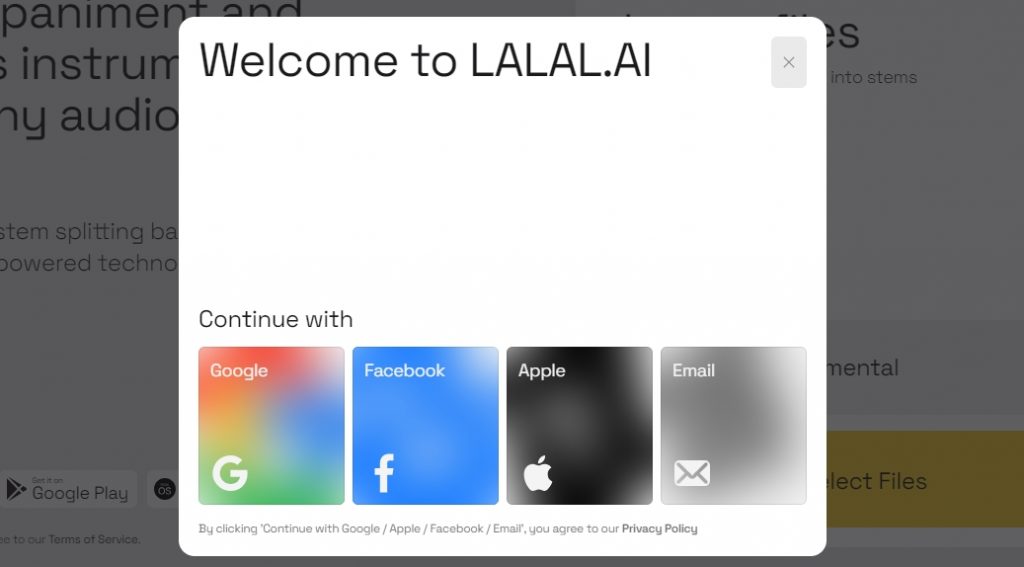 Lalal AI step image