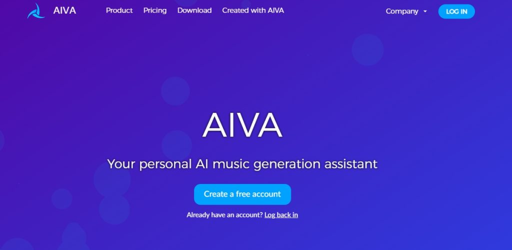 aiva-homepage