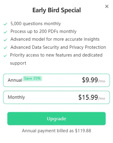 FilePower AI pricing image