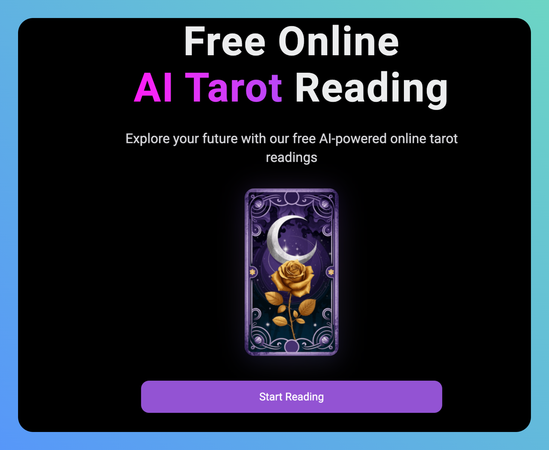 Tarotap homepage