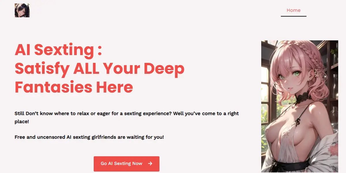 AI Sexting homepage