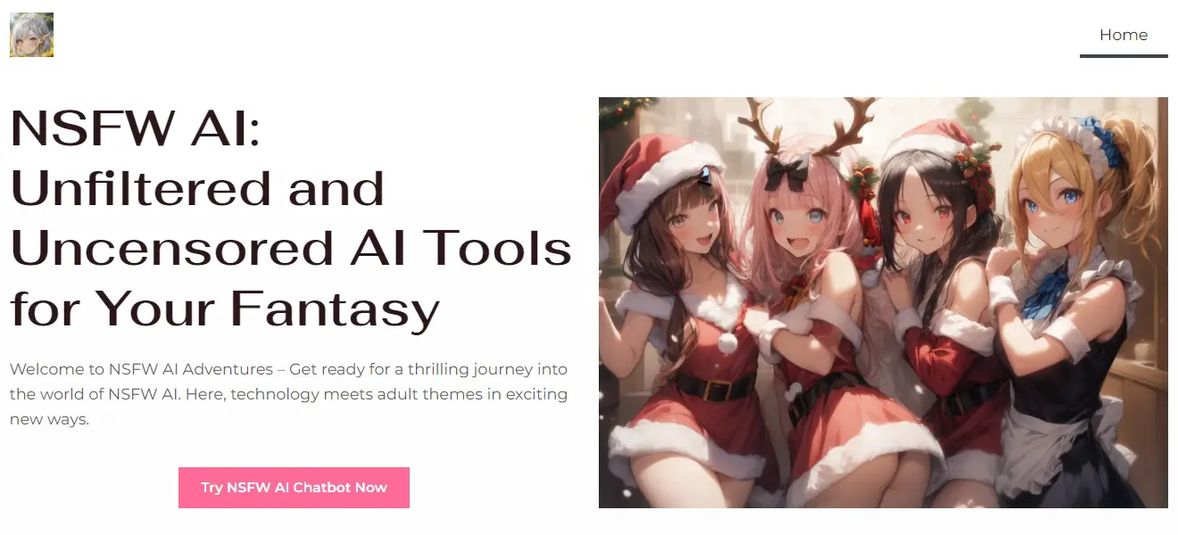 NSFW AI homepage